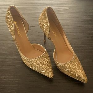 Brand New Glitter Gold Shoes